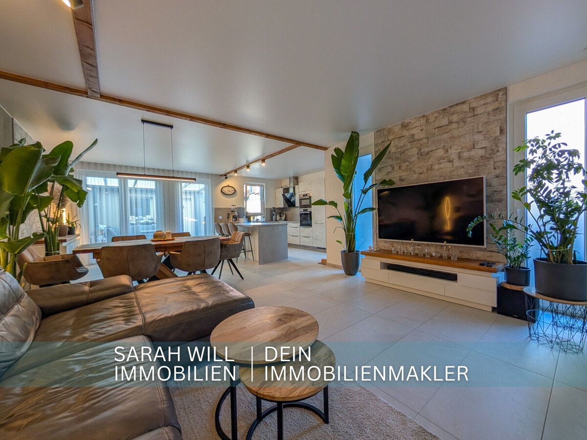 Exklusives EFH mit Pool, Sauna & geschmackvollem Wohnambiente (Baujahr 2020) in Offenbach bei Landau